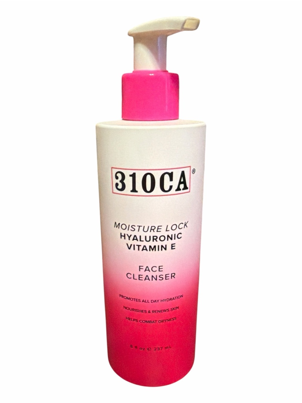 310CA Moisture Lock Hyaluronic Vitamin E Face Cleanser 8 oz